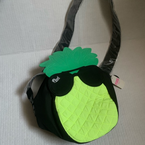 🔴SOLD Victoria's Secret PINK Pineapple mini cooler - Picture 2 of 9